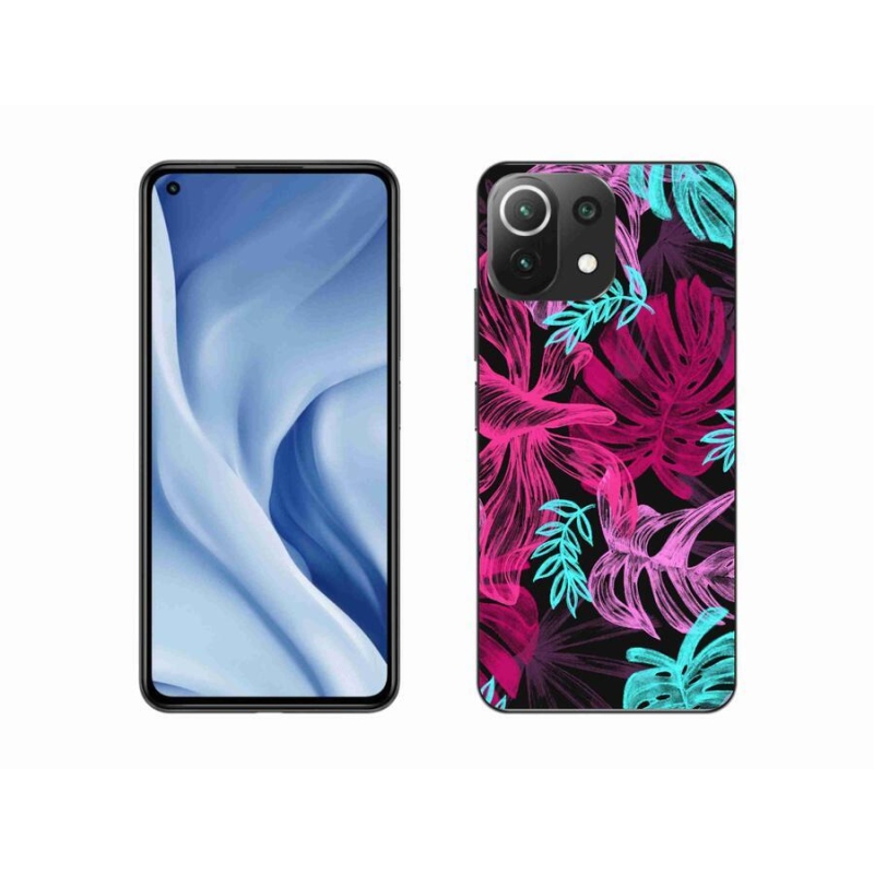 Gél borítás mmCase a Xiaomi Mi 11 Lite 4G/5G-hez - virágok 1