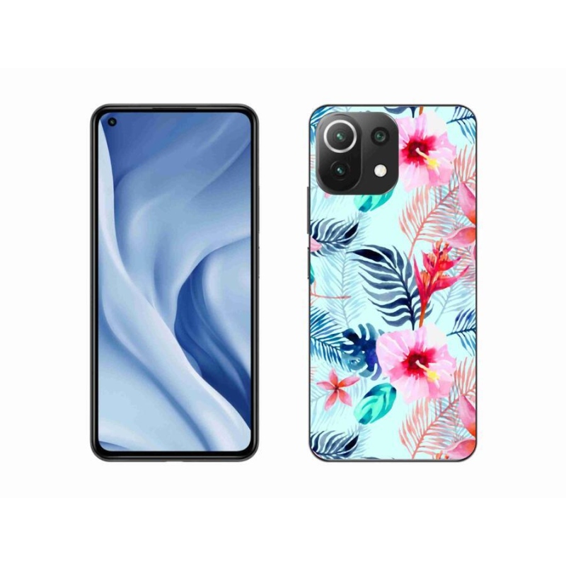 Gél borító mmCase a Xiaomi Mi 11 Lite 4G/5G-hez - virágok