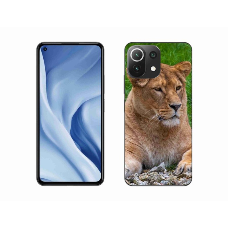 Gél borítás mmCase a Xiaomi Mi 11 Lite 4G/5G készülékhez - oroszlánlány