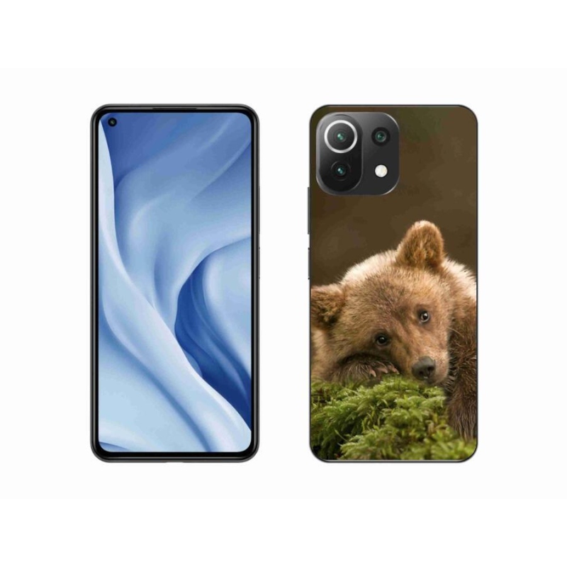 Gél borítás mmCase a Xiaomi Mi 11 Lite 4G/5G - medve számára