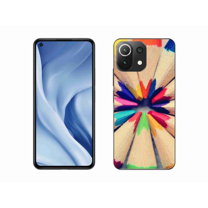Gél borítás mmCase a Xiaomi Mi 11 Lite 4G/5G-hez - zsírkréták