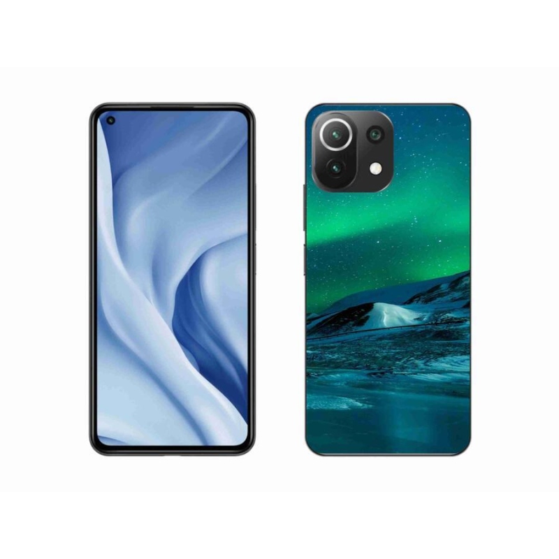 Gél borítás mmCase a Xiaomi Mi 11 Lite 4G/5G készülékhez - sarki fény