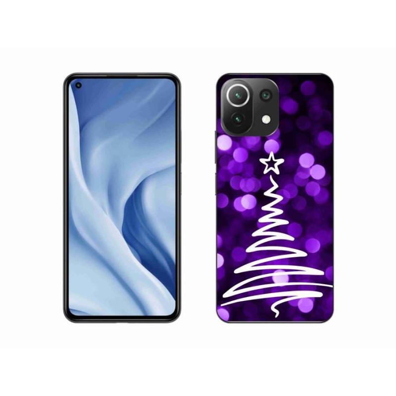 Gél borítás mmCase a Xiaomi Mi 11 Lite 4G/5G számára - fa