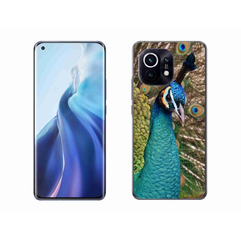 Gél borítás mmCase a Xiaomi Mi 11-hez - páva
