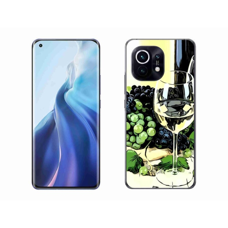 Gél borítás mmCase a Xiaomi Mi 11-hez - pohár bor