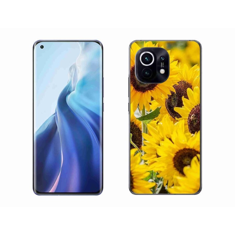 Gél borítás mmCase a Xiaomi Mi 11-hez - Napraforgó