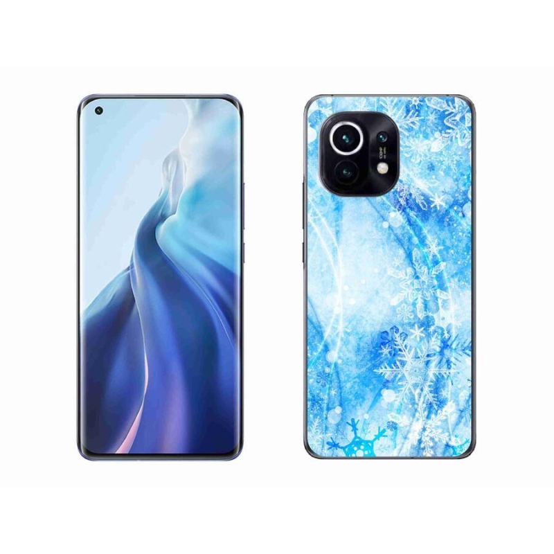 Gél borítás mmCase a Xiaomi Mi 11-hez - hópelyhek