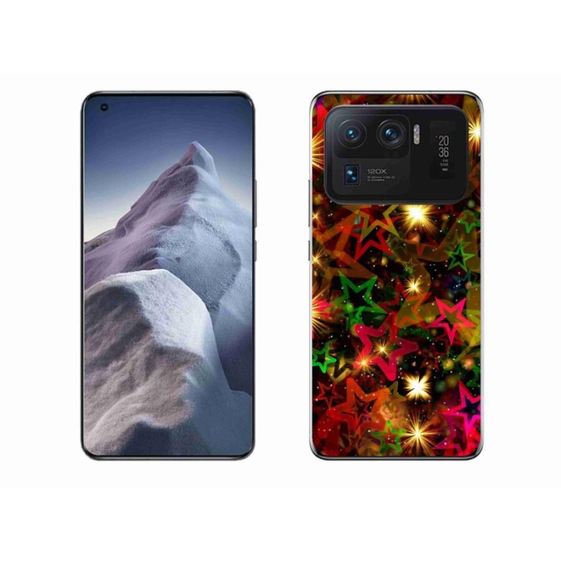 Gél borítás mmCase a Xiaomi Mi 11 Ultra számára - színes csillagok
