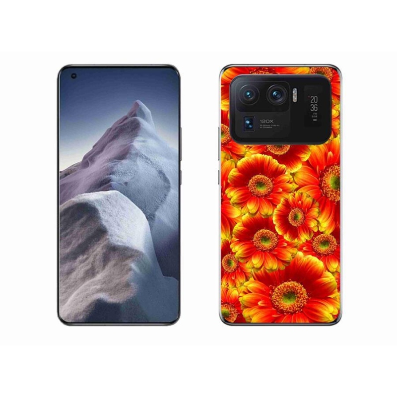 Gél borítás mmCase a Xiaomi Mi 11 Ultra készülékhez - gerbera 1