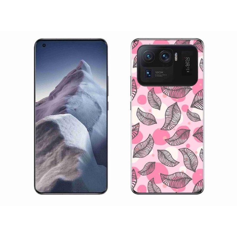 Gél borítás mmCase a Xiaomi Mi 11 Ultra számára - rajzfilmes hulló levelek