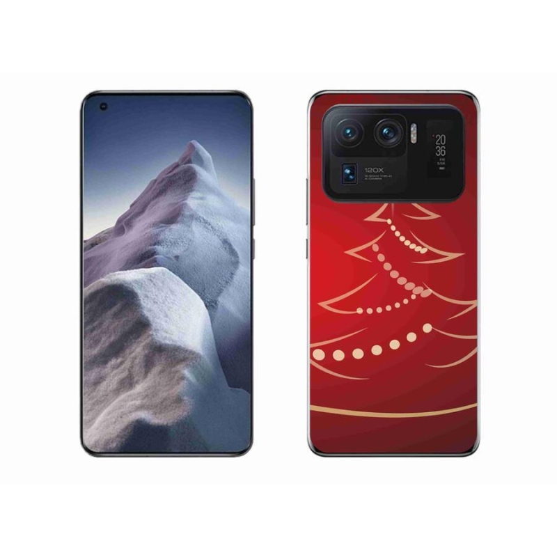 Gél borítás mmCase a Xiaomi Mi 11 Ultra számára - karácsonyfa karikatúra