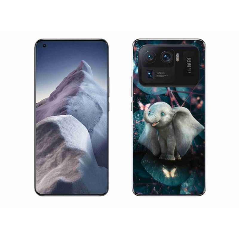 Gél borítás mmCase a Xiaomi Mi 11 Ultra számára - aranyos elefánt