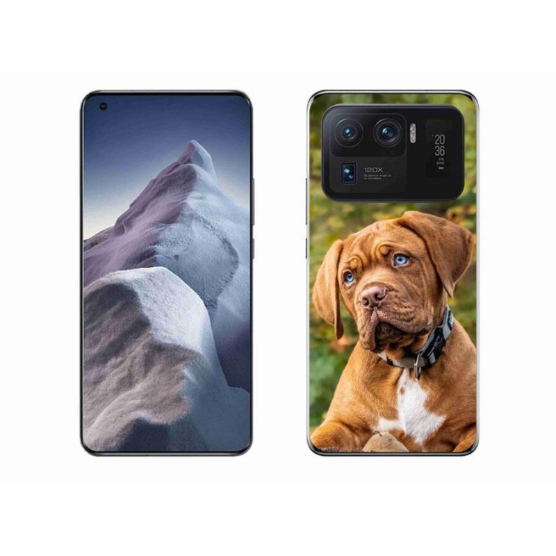 Gél borítás mmCase a Xiaomi Mi 11 Ultra számára - kölyökkutyakék