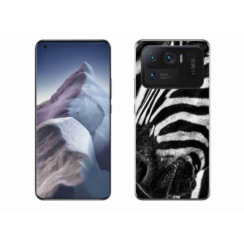 Gél borítás mmCase a Xiaomi Mi 11 Ultra készülékhez - zebra