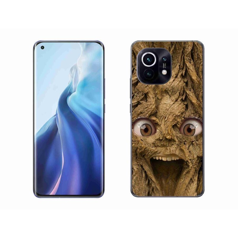 Gél borító mmCase a Xiaomi Mi 11-hez - boldog fa szemekkel
