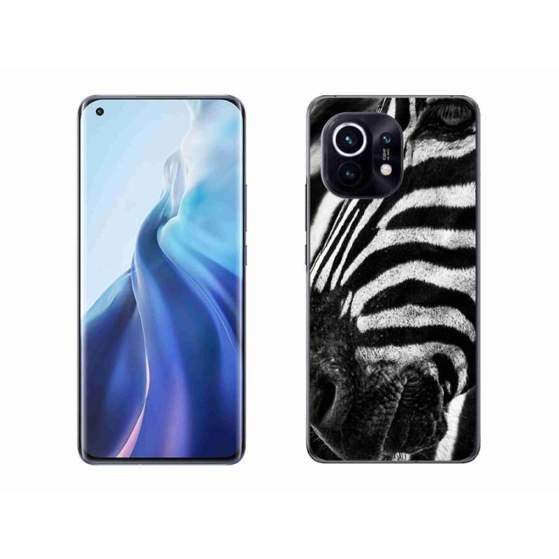 Gél borítás mmCase a Xiaomi Mi 11-hez - zebra
