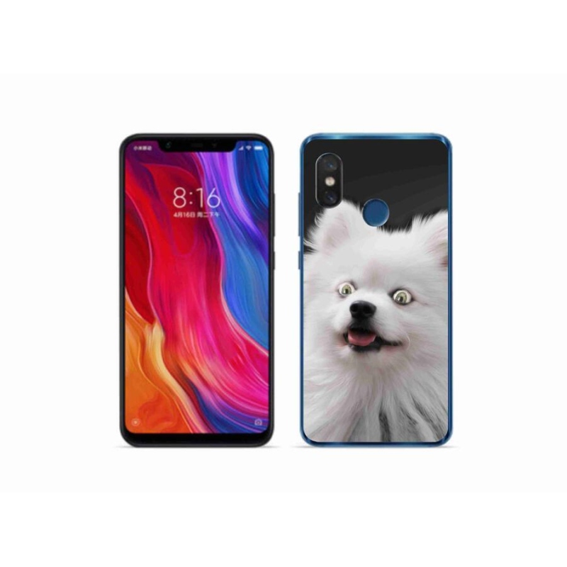 Gél borítás mmCase a Xiaomi Mi 8-hoz - fehér tipp