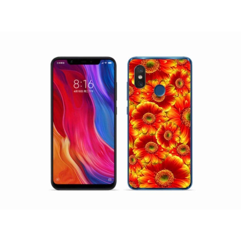Gél borítás mmCase a Xiaomi Mi 8-hoz - gerbera 1