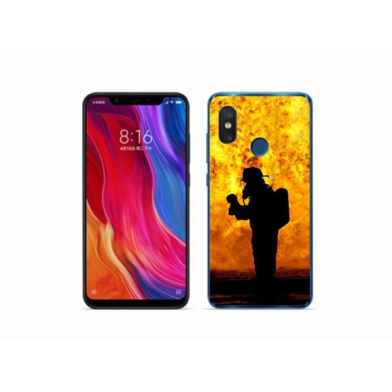 Gél borítás mmCase a Xiaomi Mi 8-hoz - tűzoltó