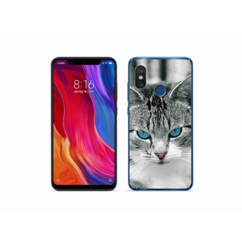 Gél borítás mmCase a Xiaomi Mi 8-hoz - macska nézet 1