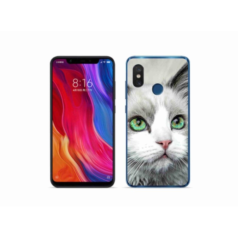 Gél borítás mmCase a Xiaomi Mi 8-hoz - macska nézet