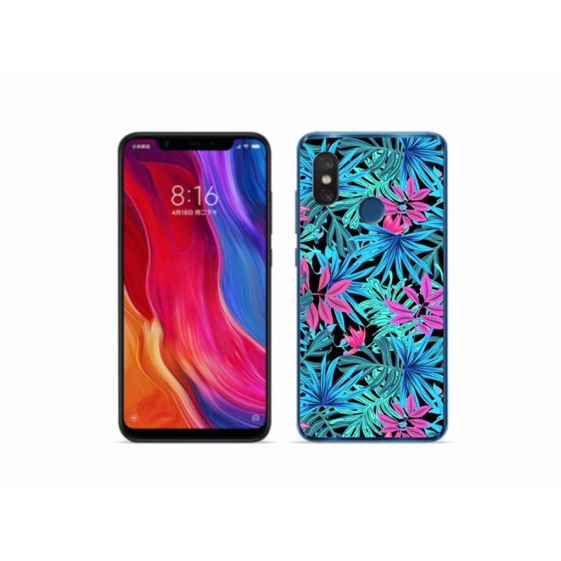 Gél borítás mmCase a Xiaomi Mi 8-hoz - virágok 3
