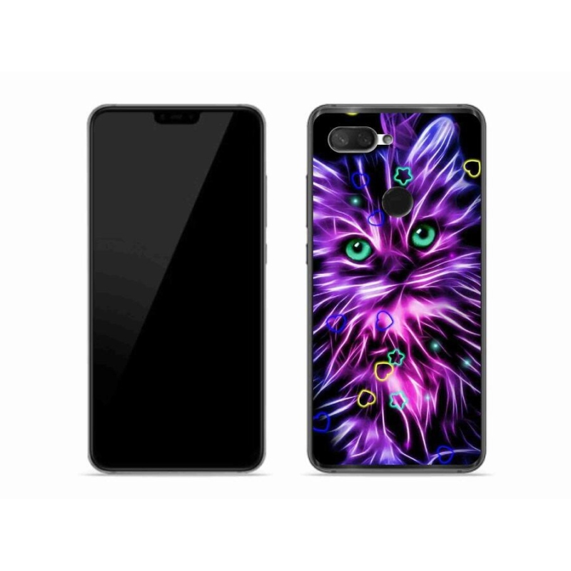 Gél borítás mmCase a Xiaomi Mi 8 Lite készülékhez - absztrakt macska