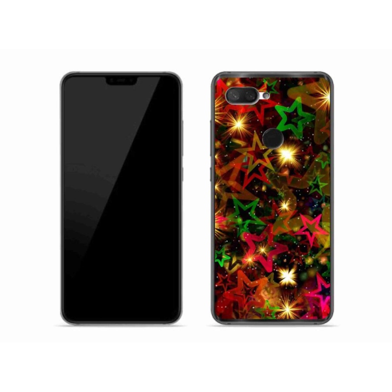 Gél borítás mmCase a Xiaomi Mi 8 Lite készülékhez - színes csillagok