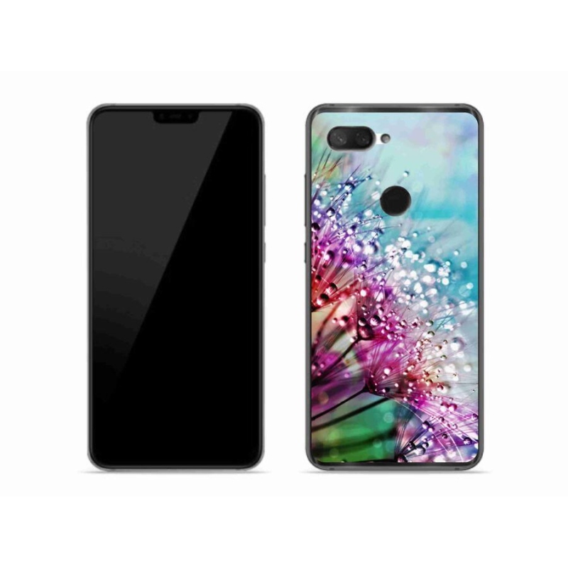 Gél borítás mmCase a Xiaomi Mi 8 Lite számára - színes virágok