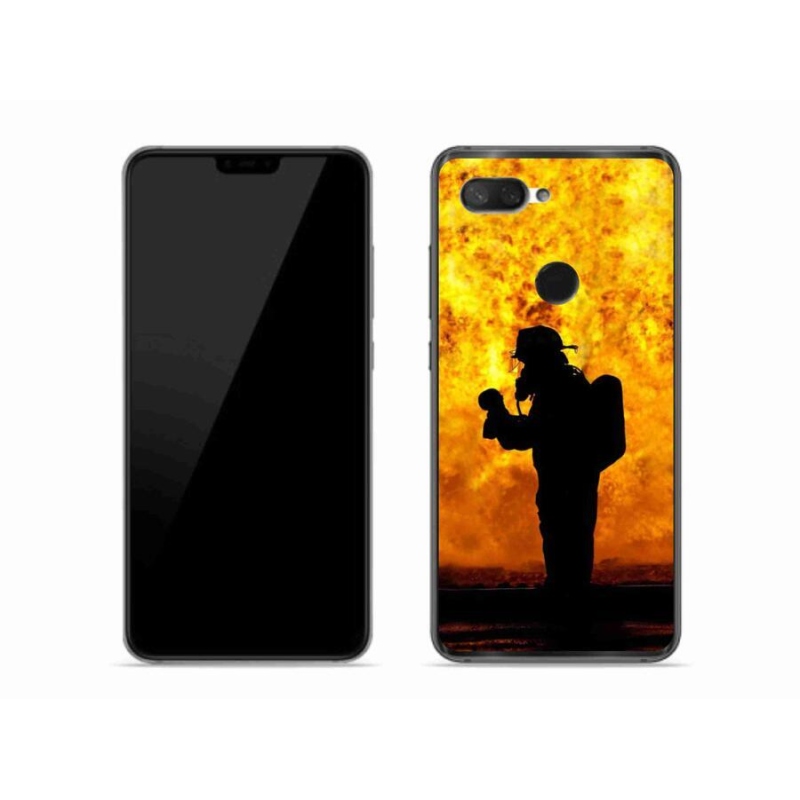 Gél borítás mmCase a Xiaomi Mi 8 Lite számára - tűzoltó
