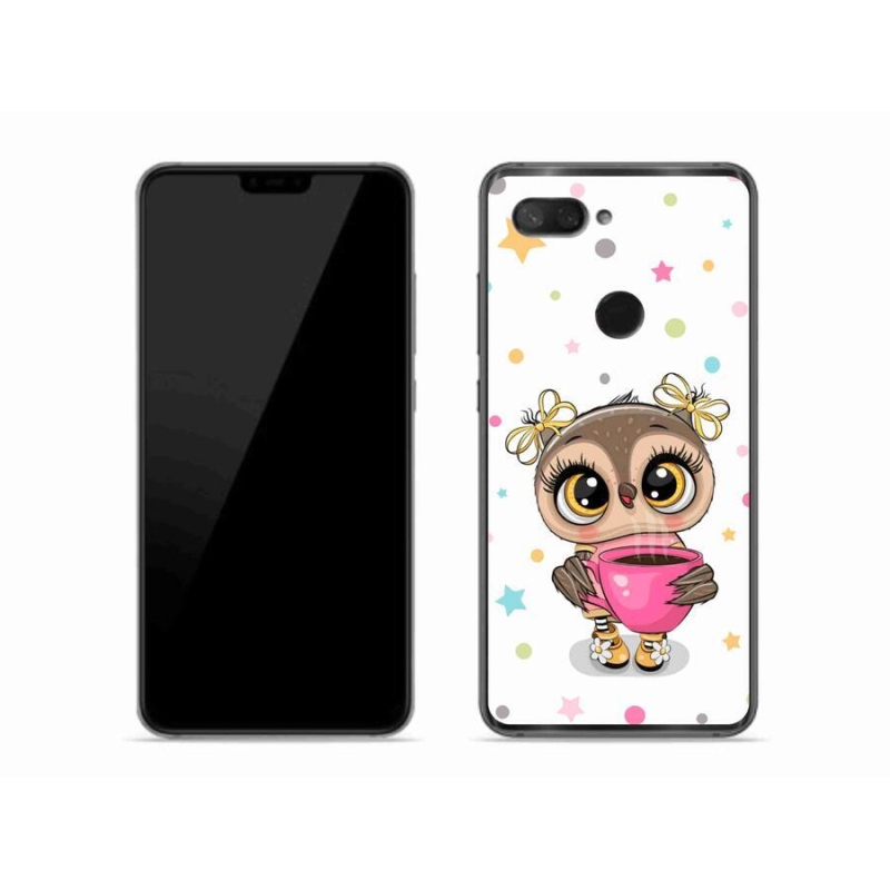 Gél borítás mmCase a Xiaomi Mi 8 Lite készülékhez - rajzfilm bagoly