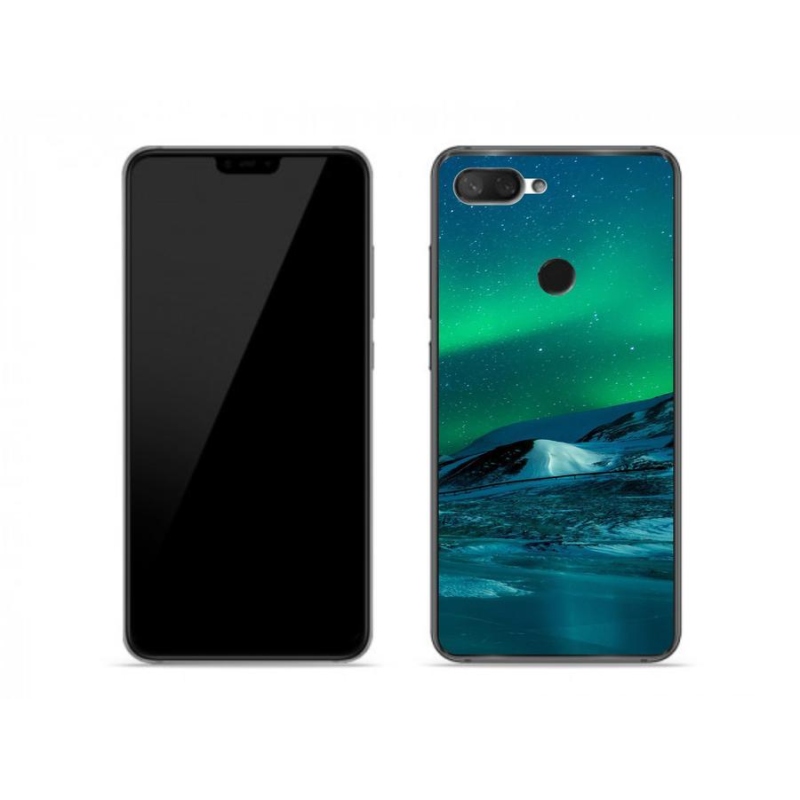 Gél borító mmCase a Xiaomi Mi 8 Lite készülékhez - sarki fény