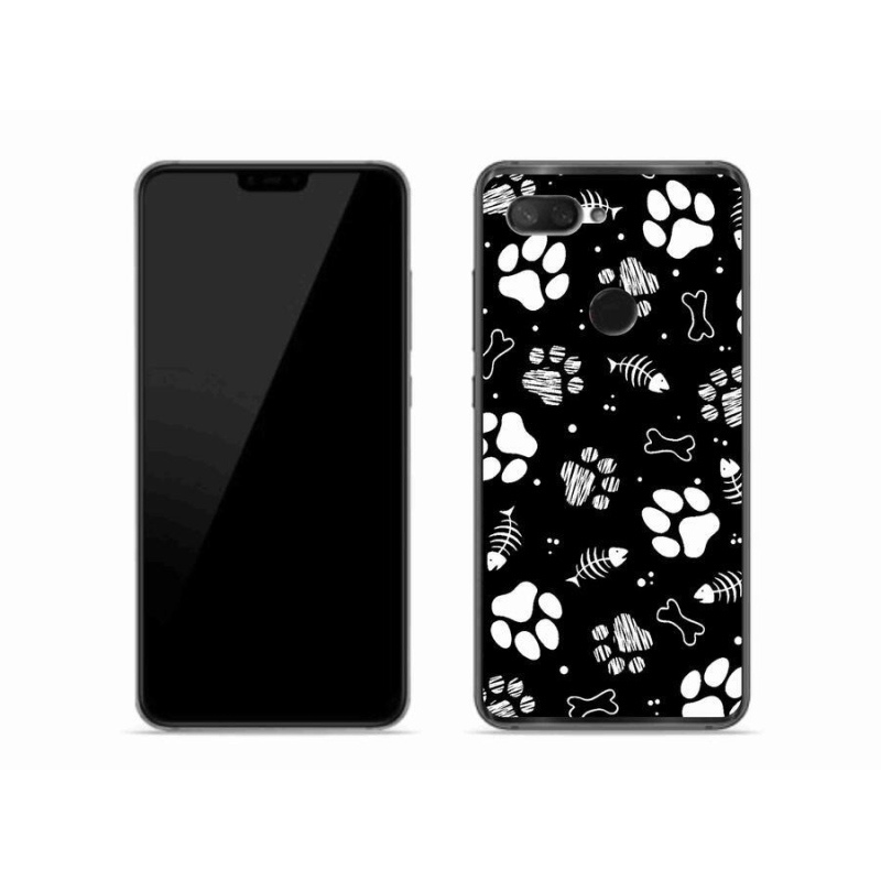 Gél borítás mmCase a Xiaomi Mi 8 Lite-hoz - kutyamancsok