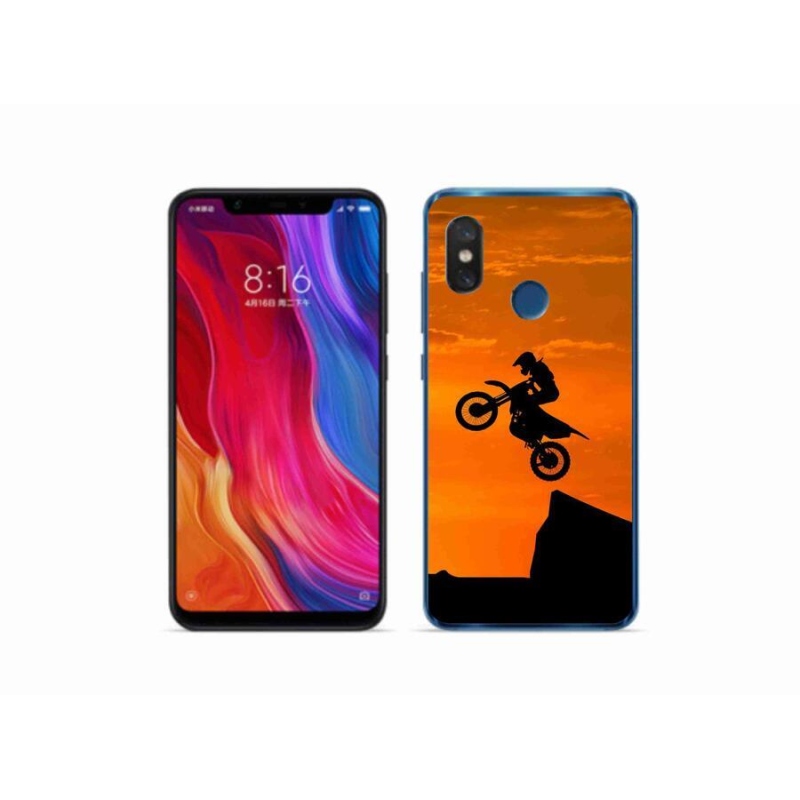 Gél borítás mmCase a Xiaomi Mi 8-hoz - motocross