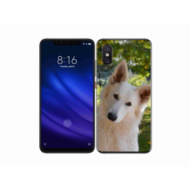 Gél borítás mmCase a Xiaomi Mi 8 Pro-hoz - fehér Swiss Shepherd 1
