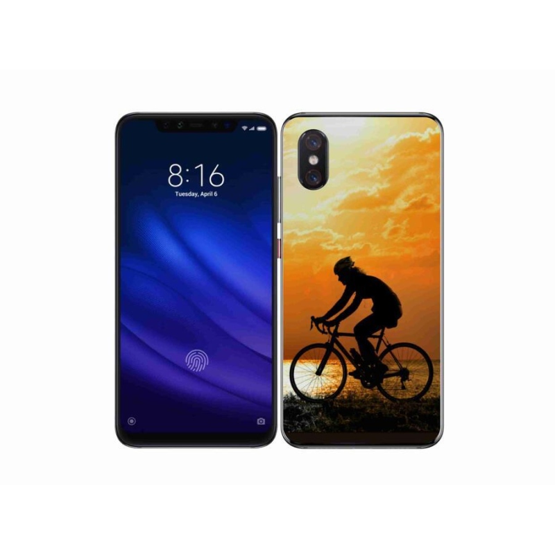 Gél borítás mmCase a Xiaomi Mi 8 Pro számára - kerékpározás