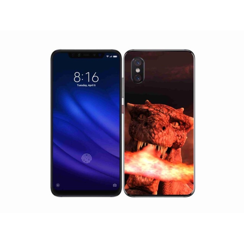 Zselés borítás mmCase a Xiaomi Mi 8 Pro-hoz - sárkány