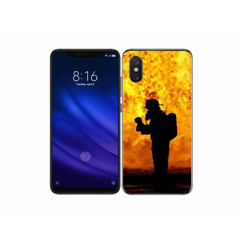 Gél borítás mmCase a Xiaomi Mi 8 Pro számára - tűzoltó