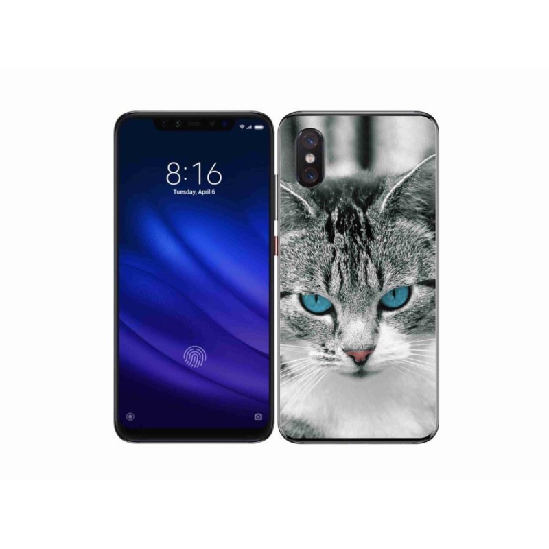 Gél borítás mmCase a Xiaomi Mi 8 Pro számára - cat view 1