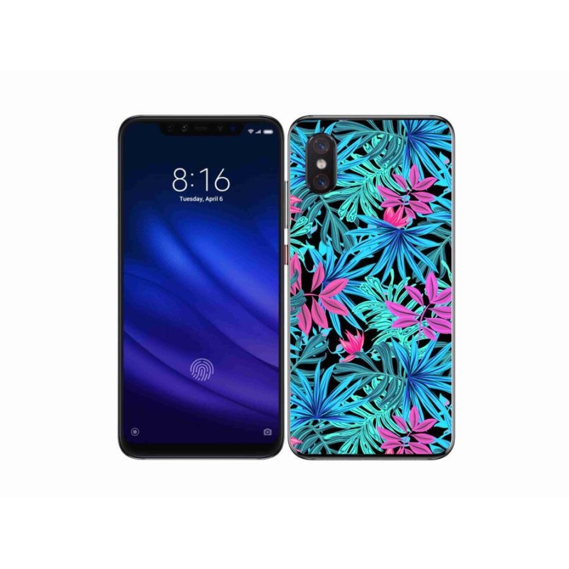 Gél borítás mmCase a Xiaomi Mi 8 Pro számára - virágok 3