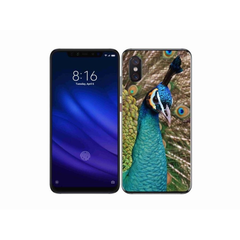 Zselés borítás mmCase a Xiaomi Mi 8 Pro-hoz - páva