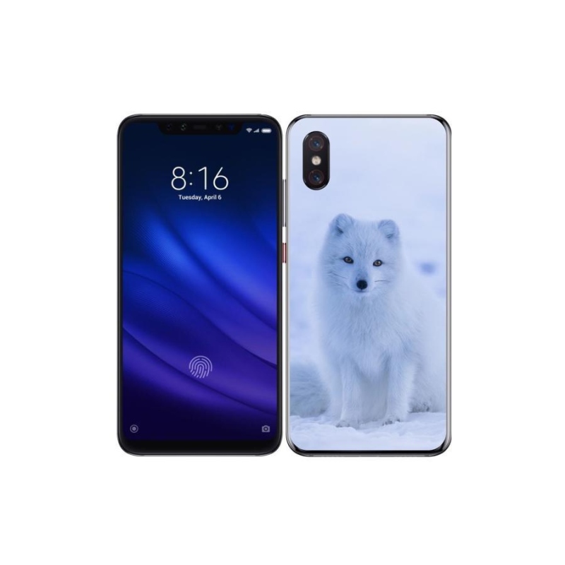 Gél borítás mmCase a Xiaomi Mi 8 Pro készülékhez - polár róka