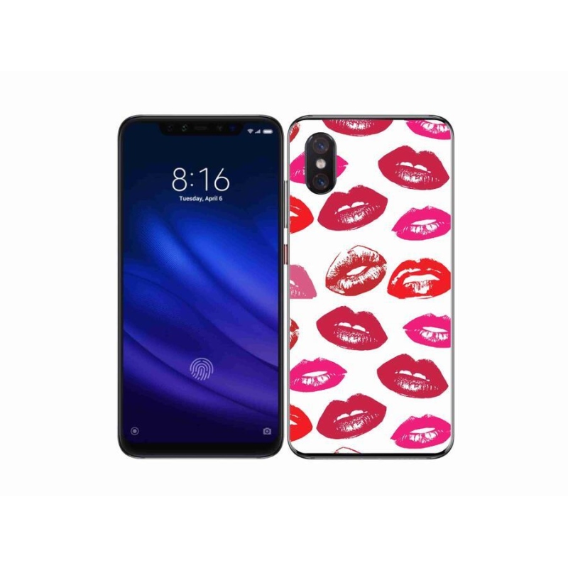 Gél borítás mmCase a Xiaomi Mi 8 Pro számára - ajkak