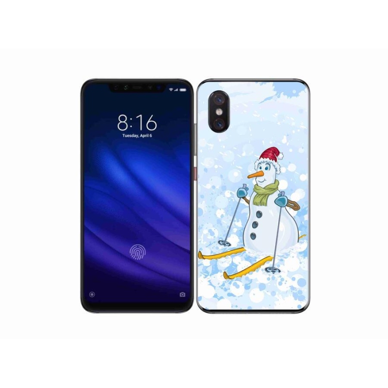 Gél borítás mmCase a Xiaomi Mi 8 Pro készülékhez - hóember
