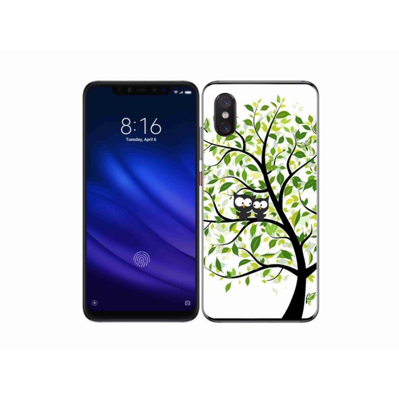 Gél borítás mmCase a Xiaomi Mi 8 Pro számára - baglyok a fán