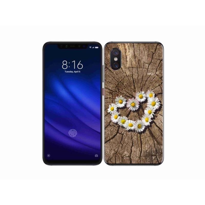 Gél borítás mmCase a Xiaomi Mi 8 Pro készülékhez - százszorszépek szíve