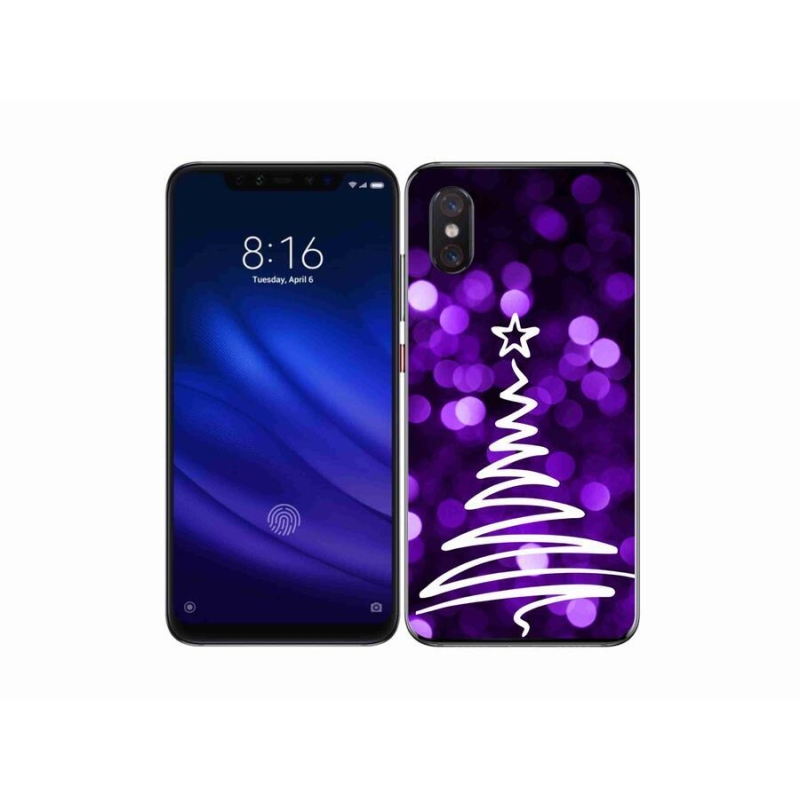 Gél borítás mmCase a Xiaomi Mi 8 Pro számára - fa