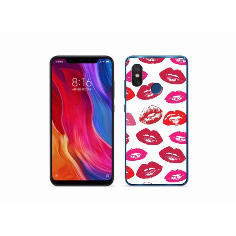 Gél borítás mmCase a Xiaomi Mi 8-hoz - ajkak