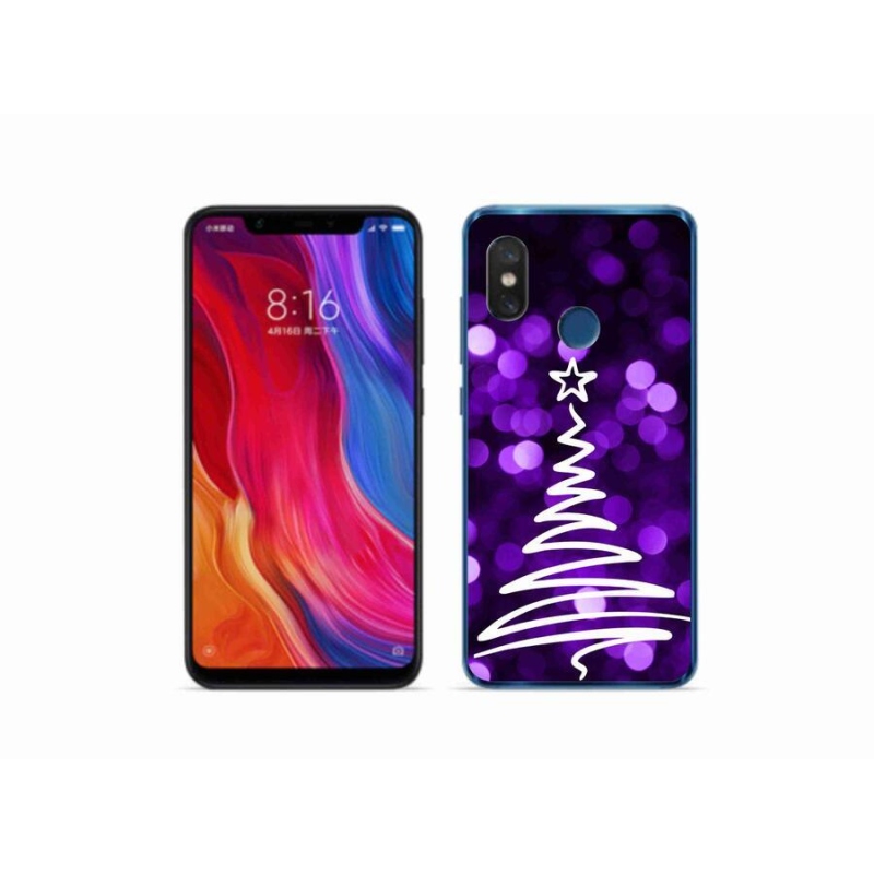 Gél borítás mmCase a Xiaomi Mi 8-hoz - fa