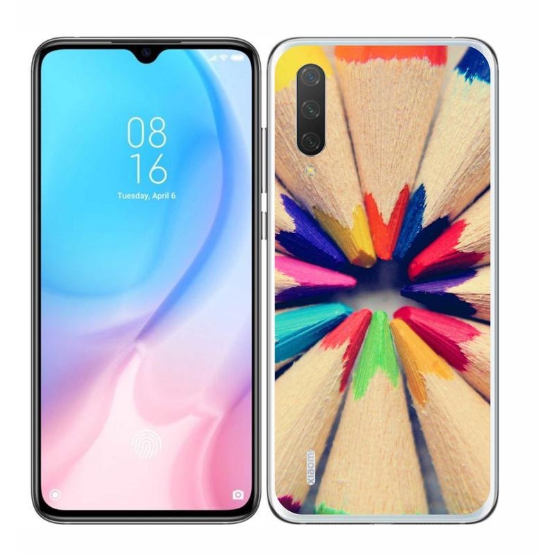 Gél borítás mmCase a Xiaomi Mi 9 Lite készülékhez - zsírkréták